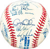1997 Minnesota Twins Team Autographed Official AL Baseball With 31 Signatures Including Paul Monitor SKU #225424