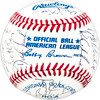 1992 Minnesota Twins Team Autographed Official AL Baseball With 33 Signatures Including Kirby Puckett SKU #225423