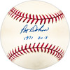 Pat Dobson Autographed Official AL Baseball Baltimore Orioles "1971 20-8" Beckett BAS QR #BL93468