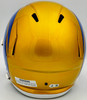 Aaron Donald Autographed Los Angeles Rams Flash Yellow Full Size Speed Replica Helmet Beckett BAS Witness Stock #224829