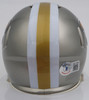 Taysom Hill Autographed New Orleans Saints Flash Gold Mini Helmet Beckett BAS QR #BE17584