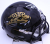Travis Etienne Autographed Jacksonville Jaguars Black Speed Mini Helmet Beckett BAS QR #1W453953