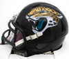 Travis Etienne Autographed Jacksonville Jaguars Black Speed Mini Helmet (Smudged) JSA #AR44775