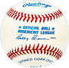Fred Scherman Autographed Official AL Baseball Detroit Tigers SKU #226174