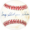 George "Shotgun" Shuba Autographed Official NL Baseball Brooklyn Dodgers SKU #226221
