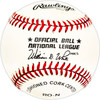 Paul Popovich Autographed Official NL Baseball Chicago Cubs, Los Angeles Dodgers SKU #225955