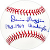 Dennis Higgins Autographed Official MLB Baseball Washington Senators "1968-69" SKU #226210