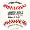 Dan Osinski Autographed Official NL Baseball Atlanta Braves, Boston Red Sox SKU #226190