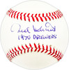 Ted Kubiak Autographed Official MLB Baseball Milwaukee Brewers "1970 Brewers" SKU #226206