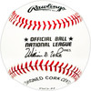 Pat Jarvis Autographed Official NL Baseball Atlanta Braves SKU #226231