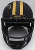 Alvin Kamara Autographed Eclipse Black Full Size Replica Helmet New Orleans Saints Beckett BAS QR #1W403514