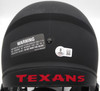 Nico Collins Autographed Eclipse Black Full Size Replica Helmet Houston Texans (Scratches) Beckett BAS QR #1W433069