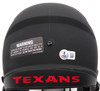 Nico Collins Autographed Eclipse Black Full Size Replica Helmet Houston Texans (Scratches) Beckett BAS QR #1W433073