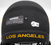 Kyren Williams Autographed Eclipse Black Full Size Replica Helmet Los Angeles Rams Beckett BAS QR #BM06073