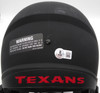 Nico Collins Autographed Eclipse Black Full Size Replica Helmet Houston Texans (Scratches) Beckett BAS QR #1W433070