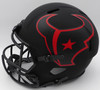 Nico Collins Autographed Eclipse Black Full Size Replica Helmet Houston Texans (Scratches) Beckett BAS QR #1W433083