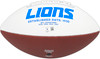 Sam LaPorta Autographed Detroit Lions White Logo Football Beckett BAS Witness Stock #225896