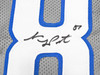Detroit Lions Sam LaPorta Autographed Gray Jersey Beckett BAS Witness Stock #225899
