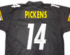 Pittsburgh Steelers George Pickens Autographed Black Jersey Beckett BAS QR Stock #225903