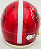 Fred Warner Autographed San Francisco 49ers Flash Red Speed Mini Helmet Beckett BAS Witness Stock #226392