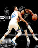 Stephen Curry & Giannis Antetokounmpo Autographed 16x20 Photo Dual Signed Spotlight Beckett BAS Stock #226412
