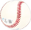 Ken Lehman Autographed Official MLB Baseball Brooklyn Dodgers Beckett BAS QR #BM25505