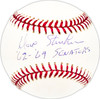 Dave Stenhouse Autographed Official MLB Baseball Washington Senators "62-69 Senators" Beckett BAS QR #BM25138