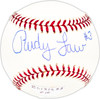 Rudy Law Autographed Official MLB Baseball Chicago White Sox, Los Angeles Dodgers Beckett BAS QR #BM25506