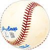 Johnny Oates Autographed Official AL Baseball Los Angeles Dodgers, Baltimore Orioles Beckett BAS QR #BM25043