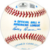 Jerry Bell Autographed Official AL Baseball Milwaukee Brewers Beckett BAS QR #BM25052