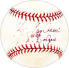 Ken Landreaux Autographed Official MLB Baseball Los Angeles Dodgers "#44 LA Dodgers" Beckett BAS QR #BM25187