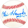 Chris Haughey Autographed Official NL Baseball Brooklyn Dodgers Beckett BAS QR #BM25313