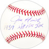 Joe Hicks Autographed Official MLB Baseball Chicago White Sox "1959 White Sox" Beckett BAS QR #BM25454