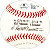 Jim Greengrass Autographed Official NL Baseball Cincinnati Reds, Philadelphia Phillies Beckett BAS QR #BM25589