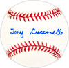 Tony Cuccinello Autographed Official NL Baseball Brooklyn Dodgers Beckett BAS QR #BM25793