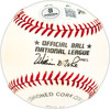 Ron Brand Autographed Official NL Baseball Astros, Expos Beckett BAS QR #BM25820