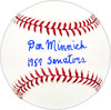 Don Minnick Autographed Official MLB Baseball Washington Senators "1957 Senators" Beckett BAS QR #BM25209