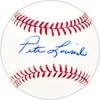 Pete Lovrich Autographed Official MLB Baseball KC A's Beckett BAS QR #BM25312