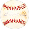 Al Campanis Autographed Official NL Baseball Brooklyn Dodgers Beckett BAS QR #BM25334