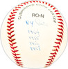 John McCall Autographed Official NL Baseball New York Giants "NY Giants 1954, 1955, 1956, 1957" Beckett BAS QR #BM25428