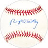 Boyd Bartley Autographed Official NL Baseball Brooklyn Dodgers Beckett BAS QR #BM25846