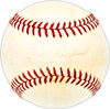 Dick Sisler Autographed Official Giles NL Baseball St. Louis Cardinals, Philadelphia Phillies Beckett BAS QR #BM25046