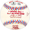 Barney Bernie Mussill Autographed Official 1997 All Star Game Logo Baseball Philadelphia Phillies Beckett BAS QR #BM25087