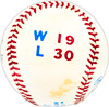 Alvis Tex Shirley Autographed Official AL Baseball Philadelphia A's "Best Wishes Larry" Beckett BAS QR #BM25141