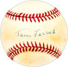 Tom Ferrick Autographed Official AL Baseball New York Yankees Beckett BAS QR #BM25269