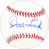 Don Lock Autographed Official MLB Baseball Philadelphia Phillies, Boston Red Sox Beckett BAS QR #BM25460