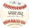 Bob Addis Autographed Official NL Baseball Chicago Cubs Beckett BAS QR #BM25549