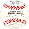 Al Epperly Autographed Official NL Baseball Brooklyn Dodgers "1950" Beckett BAS QR #BM25818
