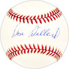 Don Dillard Autographed Official NL Baseball Indians, Milwaukee Braves Beckett BAS QR #BM25826