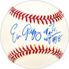 Eric Gregg Autographed Official NL Baseball Umpire "Umpire 1998" Beckett BAS QR #BM25223